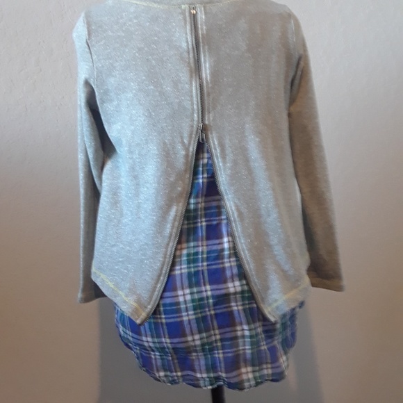 🔥SALE🔥Unique Layered Plaid Shirt - Picture 5 of 7